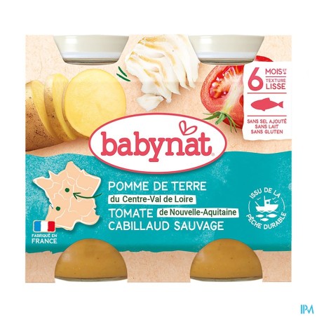 BABYNAT MENU PDT/CABILL SAUV2X200G