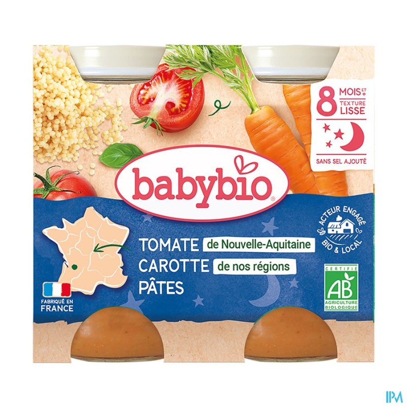 BABYBIO B/NUIT CARO/TOM/PATE 2X200