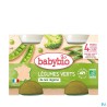 BABYBIO LEGUME VERT 2X130G