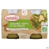 BABYBIO LEGUME VERT 2X130G