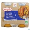 BABYBIO B/NUI CAROT/BUTT/RIZ2X200G