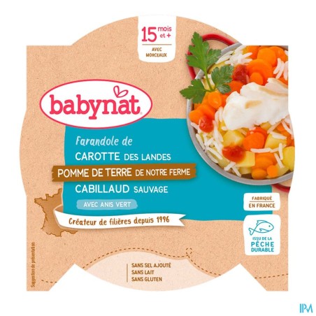BABYNAT ASS LEGU/CABILLAU SAUV260G