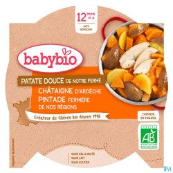 BABYBIO ASS P DOUCE PINT/CHAT 230G