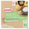 BABYBIO GOURD COCO POM/POIRE 4X85G