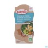 BABYBIO MENU EPINARD/SAUMON 2X200G