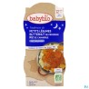 BABYBIO BON/NUIT LEG/RIZ 2X200G