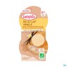 BABYBIO RIZ AU LAIT VANILLE 2X100G