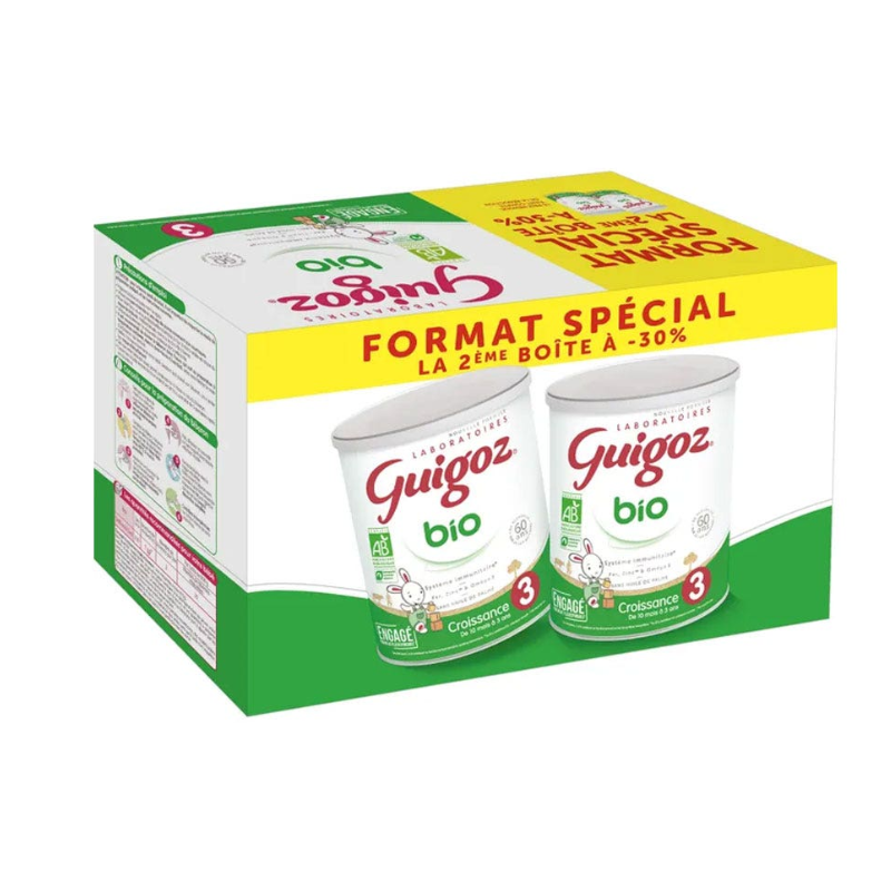 Guigoz Bio Lait De Croissance  2x800g