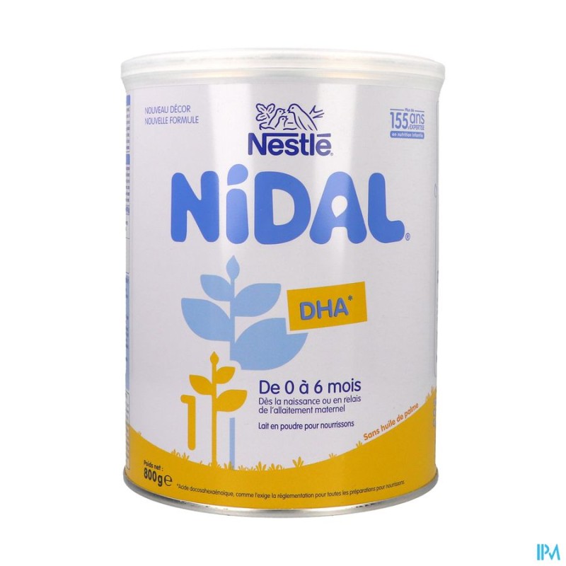 NIDAL 1 DES LA NAISSANCE PDR 800G