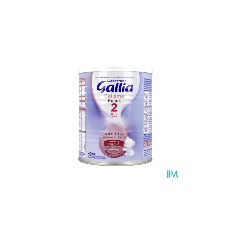 GALLIA  CALISMA RELAIS 2ème âge  400g