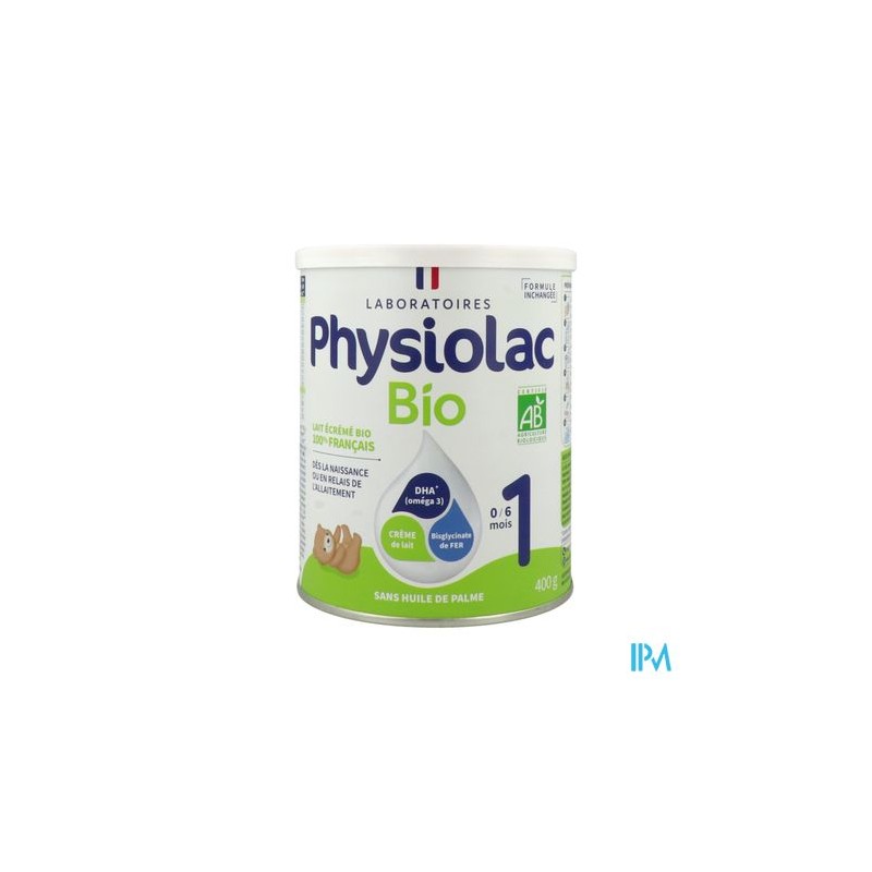 PHYSIOLAC  Bio 1er Âge - 400g
