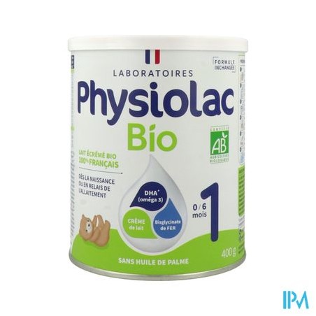 PHYSIOLAC  Bio 1er Âge - 400g