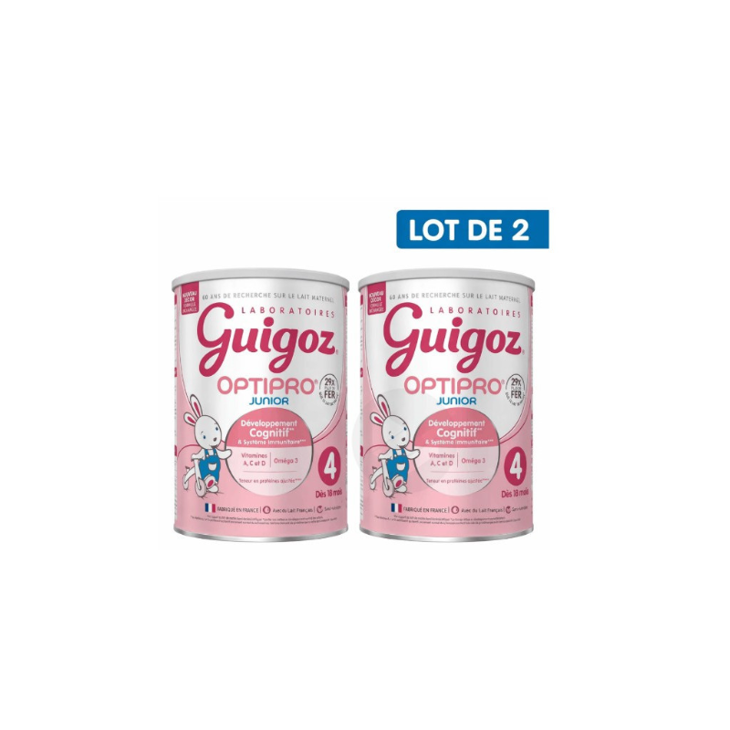 Guigoz Optipro Junior 4ème âge - 2 x 900 g