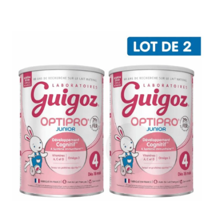 Guigoz Optipro Junior 4ème âge - 2 x 900 g