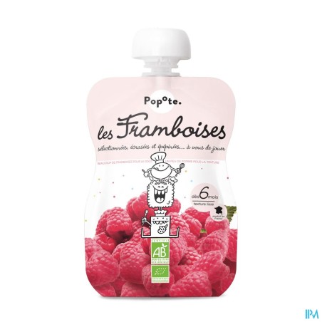 POPOTE COMPOTE FRAMBOISE 120G