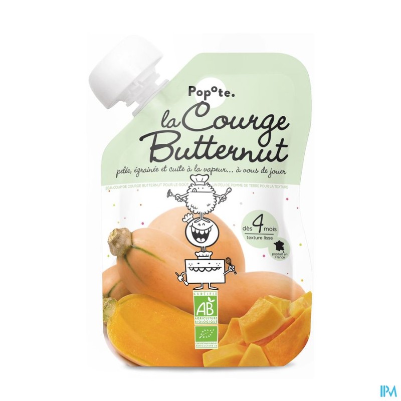 POPOTE PUREE COURGE BUTTERNUT 120G