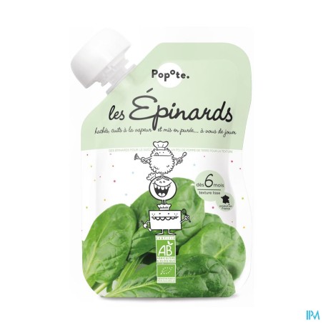 POPOTE PUREE EPINARD BIO 120G