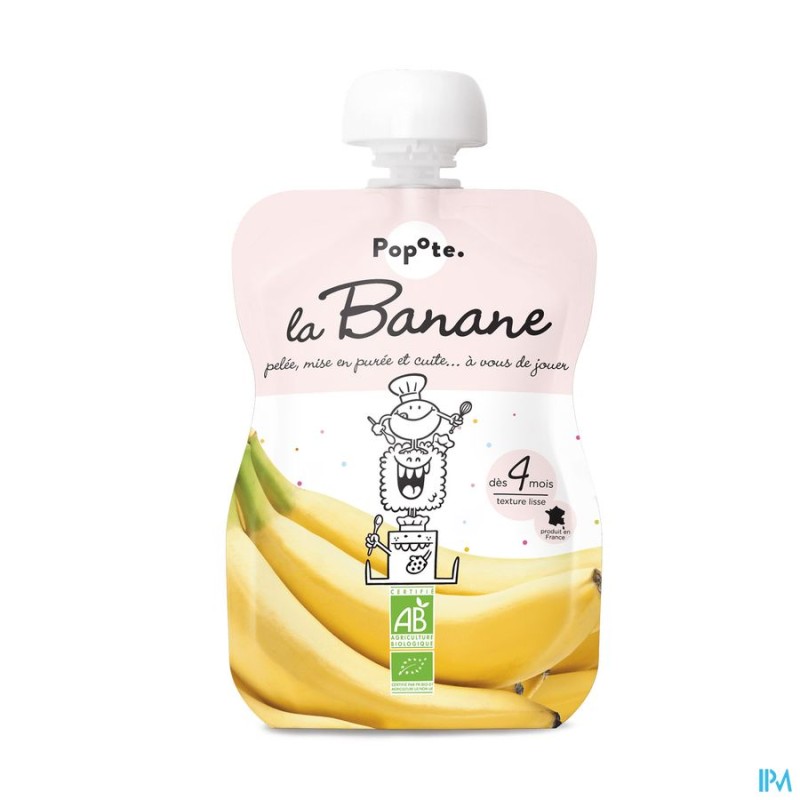 POPOTE COMPOTE BANANE 120G