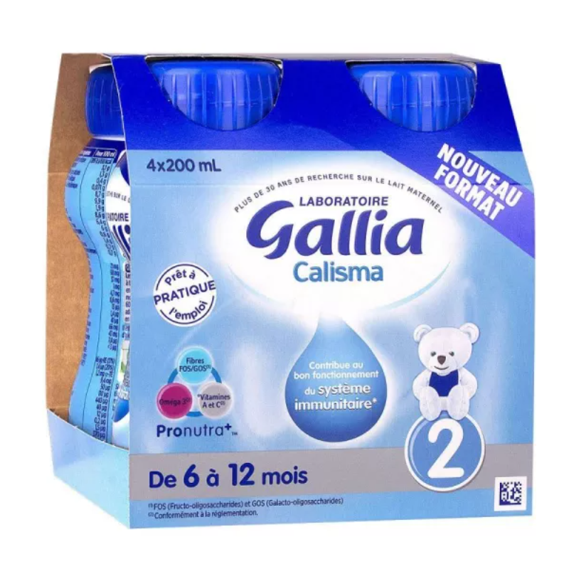 Gallia Calisma 2eme Age 4x200ml