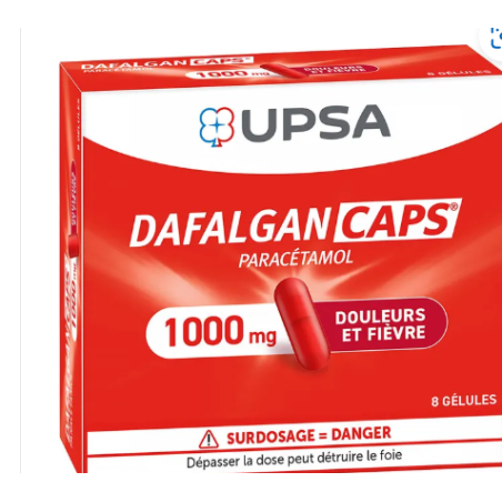 DAFALGAN 1000MG GELULES B/8