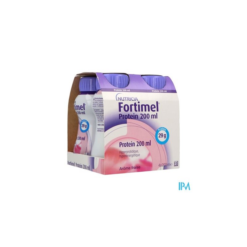 FORTIMEL PROT 2.4KCAL FRAISE 200X4