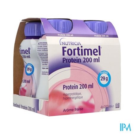 FORTIMEL PROT 2.4KCAL FRAISE 200X4