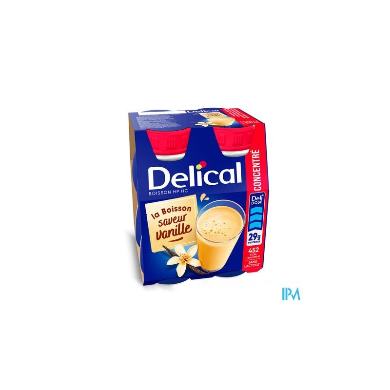 DELICAL CONC HP-HC VANILLE 200MLX4