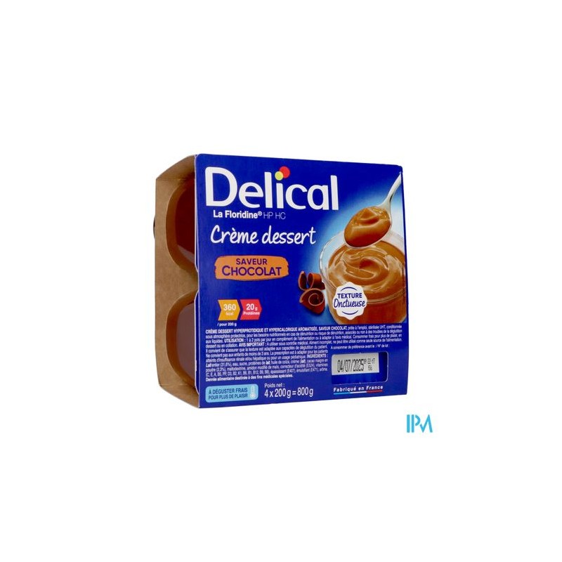 DELICAL FLORID CR HPHC CHOCO 200X4