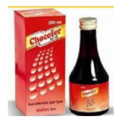 CHOCOFER 50MG/0,5MG SIROP...