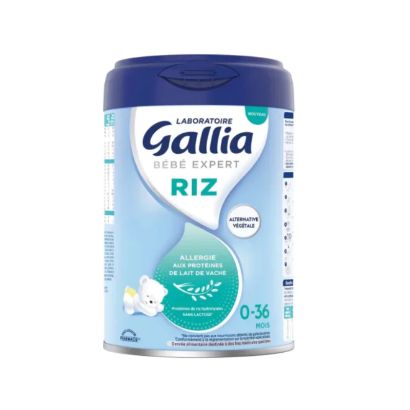 Bébé expert Riz Lait en poudre 0-36 mois Gallia - sans lactose