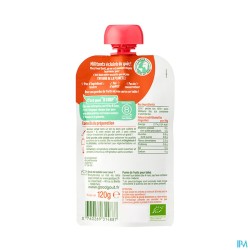 GOODGOUT POIRE PECHE GOURDE 120G