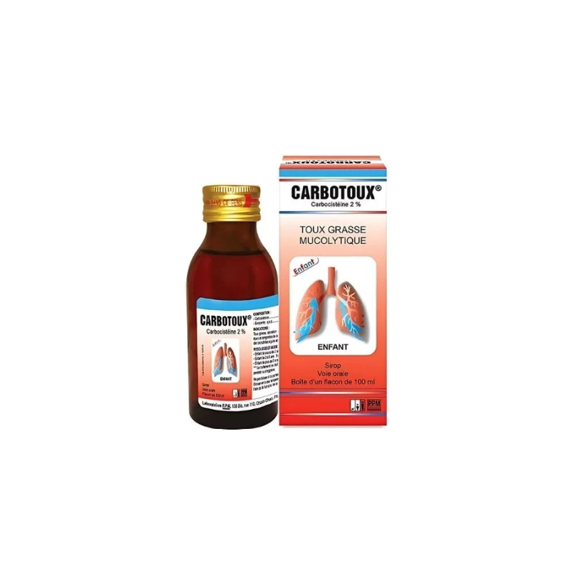 CARBOTOUX 2% SIROP FL/100ML