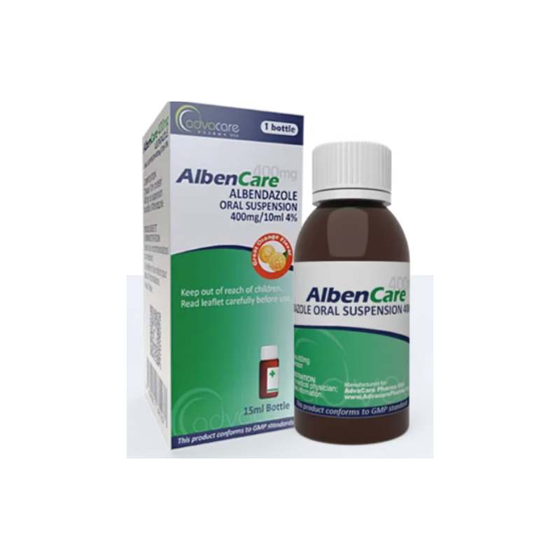 ALBENDAZOLE 400MG/10ML SUSP. BUV FL/1