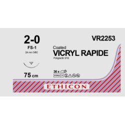 VICRYL 2/0 AIG RONDE 75CM