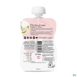 POPOTE COMPOTE POIRE 120G