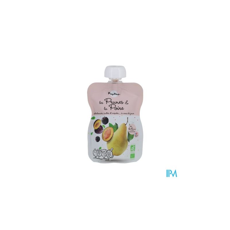 POPOTE COMPOTE PRUNE/POIRE 120G