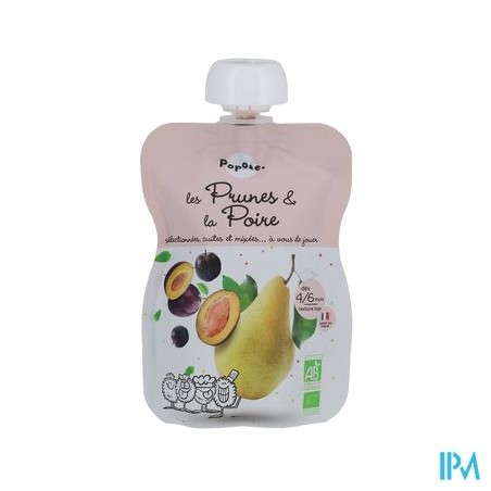POPOTE COMPOTE PRUNE/POIRE 120G