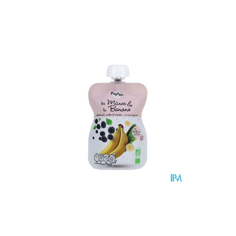 POPOTE COMPOTE MURE/BANANE 120G