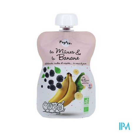 POPOTE COMPOTE MURE/BANANE 120G
