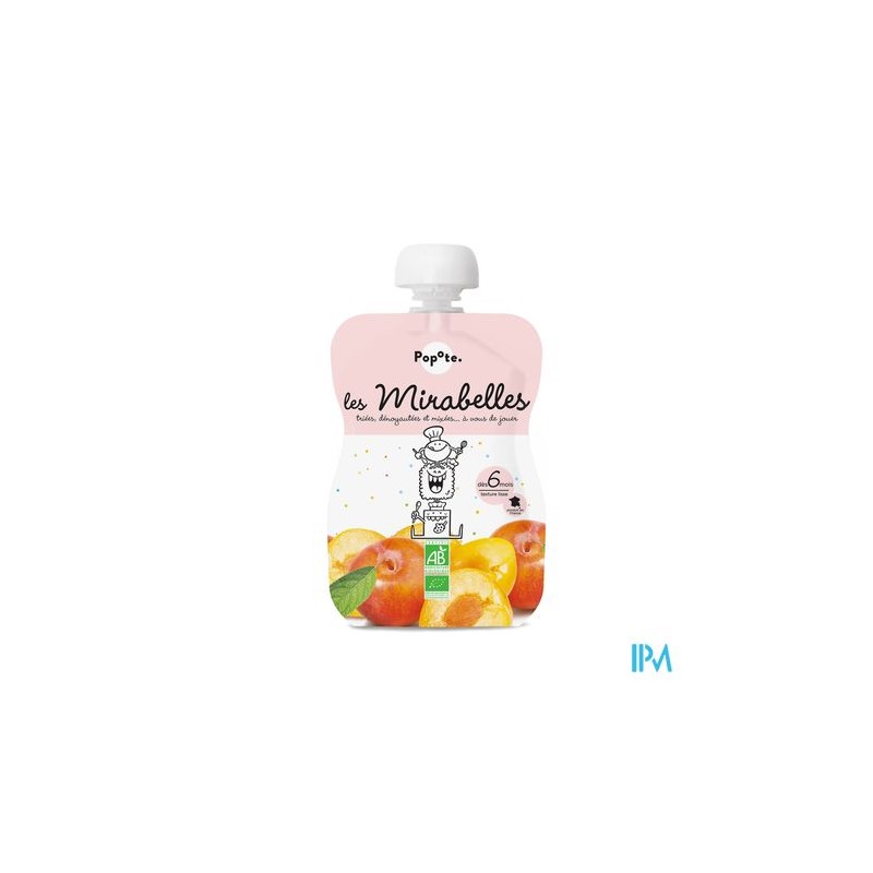 Compote Mirabelle & Pomme Bio (120g)