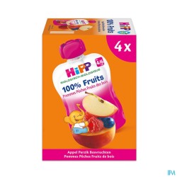 HIPP COMPOTE POM PECH FR GOURD90G