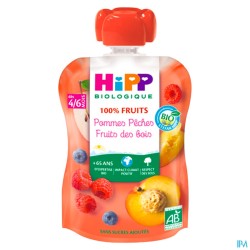 HIPP COMPOTE POM PECH FR GOURD90G