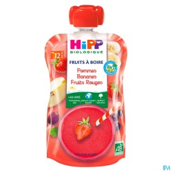 HIPP POM BAN FR ROUGE GOURD120ML