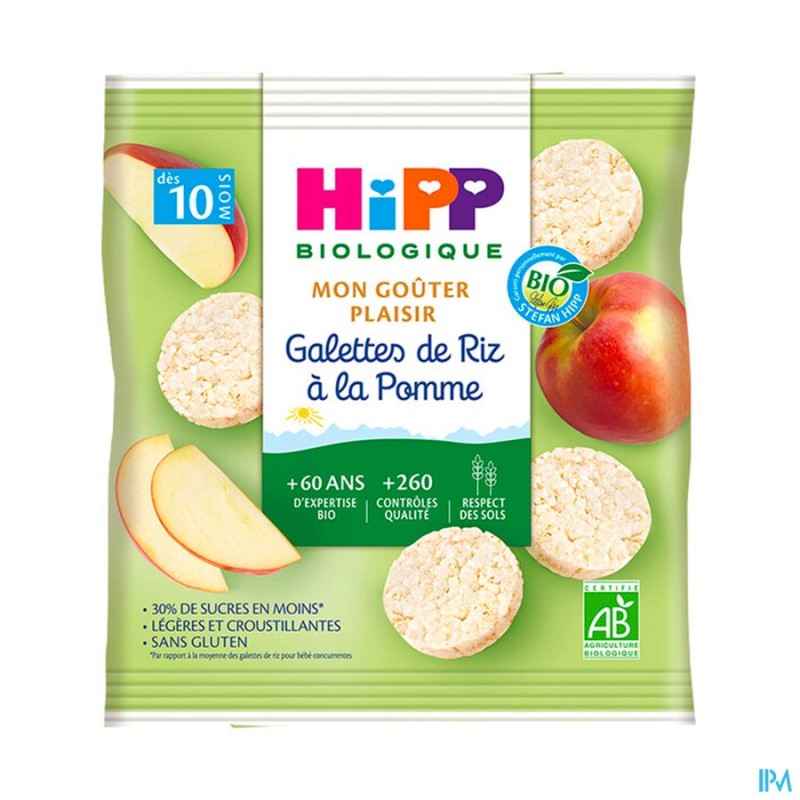 HIPP GALETTE RIZ POMME 30G