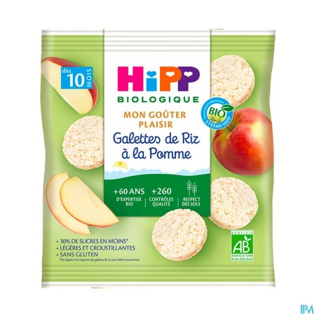 HIPP GALETTE RIZ POMME 30G