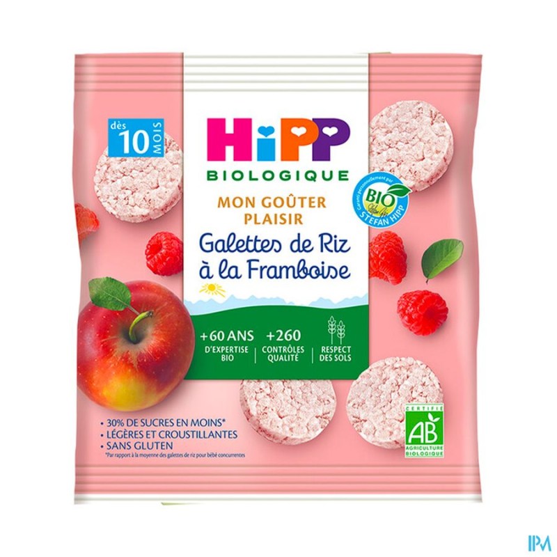 HIPP GALETTE RIZ FRAMBOISE 30G