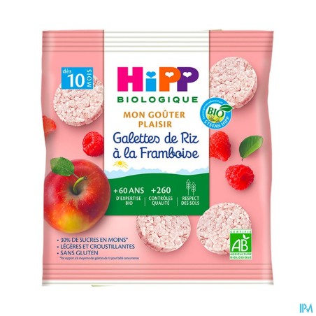 HIPP GALETTE RIZ FRAMBOISE 30G