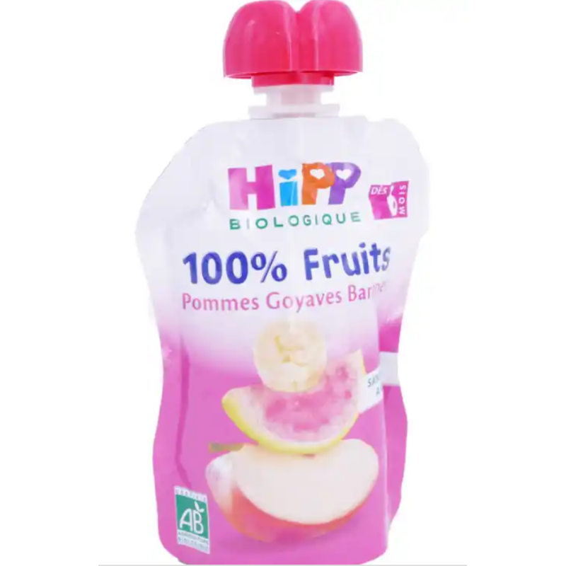 HIPP POMMES GOYAVES BANANES