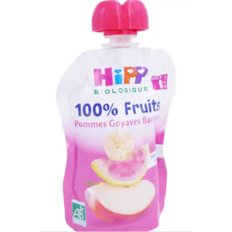 HIPP POMMES GOYAVES BANANES