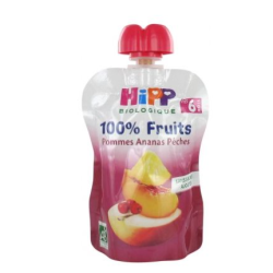HIPP POMME ANANAS PECHES 6...